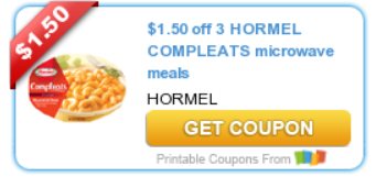 Hormel Compleats For $1.48 Each At Walmart ~ New Coupon – A Thrifty Mom