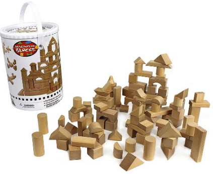 150 piece wooden block set