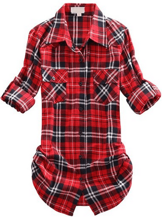 Curl up with a great flannel shirt and stay warm and look great - A ...