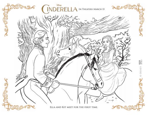 Free Cinderella Printable Coloring pages ~ Disney Cinderella FREEBIE ...