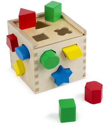 Melissa & Doug Shape Sorting Cube - Fun Gift for Baby! - A Thrifty Mom ...