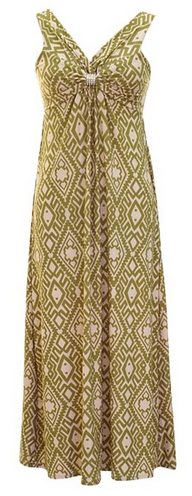 Robe Maxi Imprimée Damassé Corail - Sans Manches - Jersey - Neuve Avec étiquettes