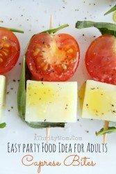 Easy party Food Ideas For Adults Caprese Bites ~ Finger Food recipe - A ...