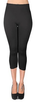 Women's Solid Color Capri Leggings low as $1.49 + shipping - A Thrifty ...