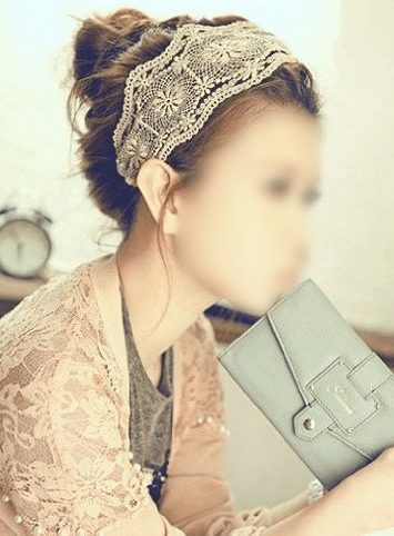 Knitted Flower Wide Headband A Thrifty Mom