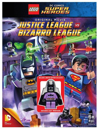 LEGO DC Comics Super Heroes – Justice League vs Bizarro League On DVD ...