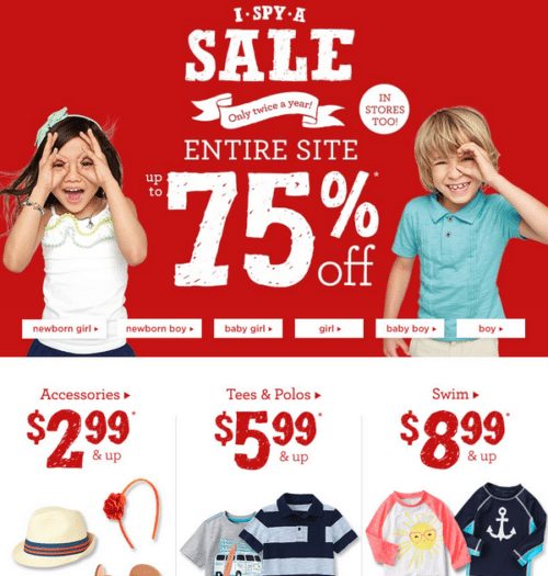 Gymboree's entire site is up to 75% off sale ~ Time to stock up - A ...