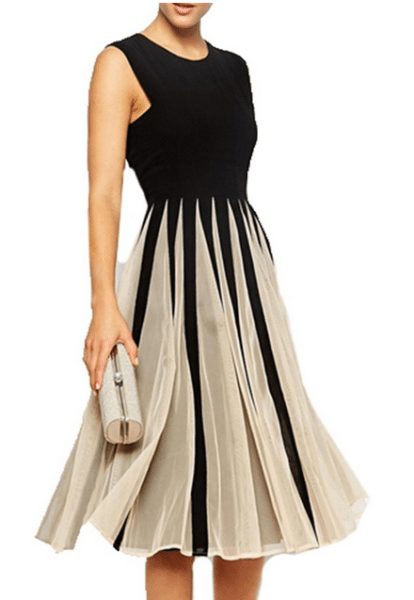 Pleated Dress Sleeveless