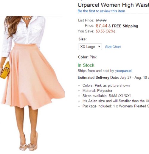Pink Swing Skirt Blouse and heels in an entire outfit - A Thrifty Mom ...