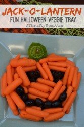 Healthy Halloween Party Food Ideas ~ Jack-O-Lantern Veggie Tray – A ...