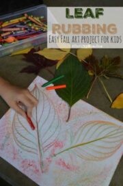 Easy Fall Art Projects For Kids ~ Leaf Rubbing, school craft