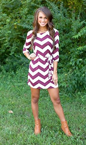 Love this Chevron tunic dress and leather booties - A Thrifty Mom ...