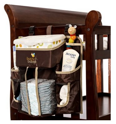 Buzzy Babee Diaper Change Organizer ~ Perfect Diaper Caddy & Playard ...