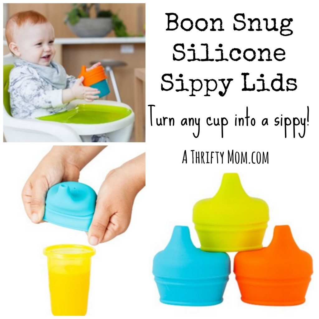 Snug Silicone Sippy Lids - Turns a cup into a sippy - A Thrifty Mom ...