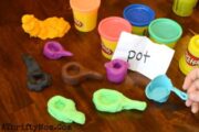 Easy Play-Doh Games for kids ~ Shape It and Make It - A Thrifty Mom