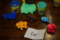 Easy Play-Doh Games for kids ~ Shape It and Make It - A Thrifty Mom