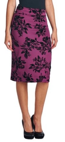 Mid Length High Waist Women's Pencil Skirt - A Thrifty Mom