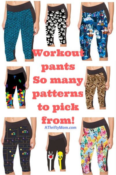 Workout pants that are fun to wear - A Thrifty Mom