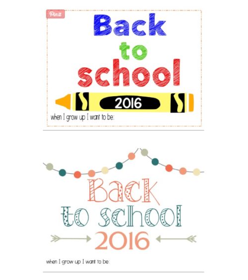 back to school printables – A Thrifty Mom