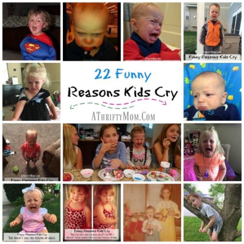 My kid lost it today, FUNNY REASONS KIDS CRY ~ Giveaway 