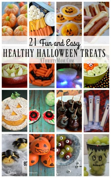 21 Healthy Halloween Treats, for the perfect Halloween Party!