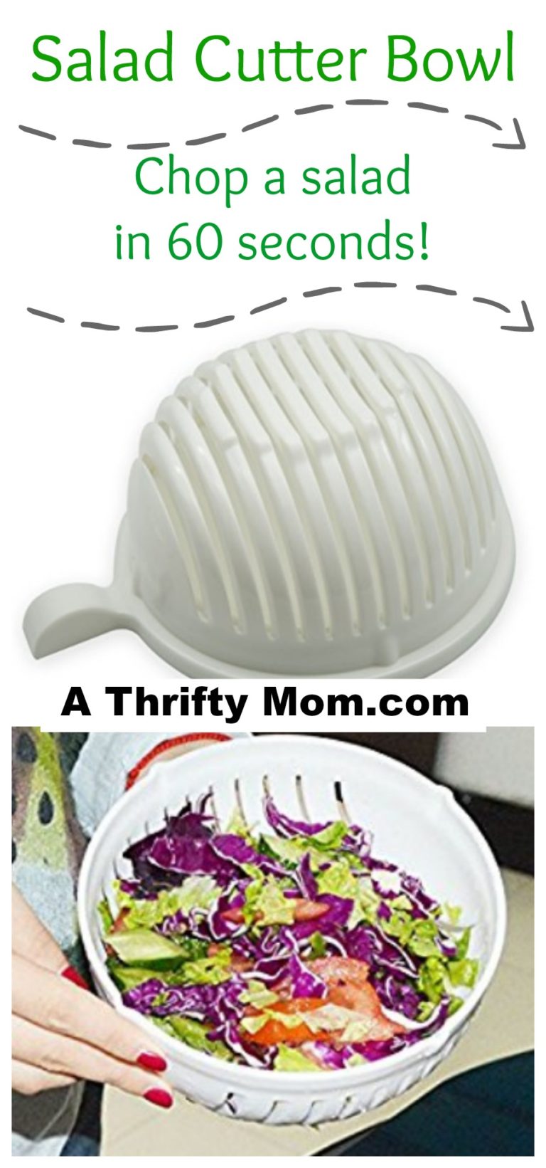 Salad Cutter Bowl A Thrifty Mom