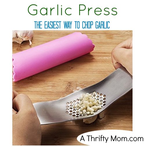 Garlic Press The Easiest Way To Chop Garlic A Thrifty Mom