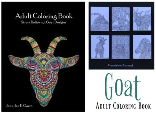 Goat Adult Coloring Book - Ultimate gift for the GOAT FAN in your life