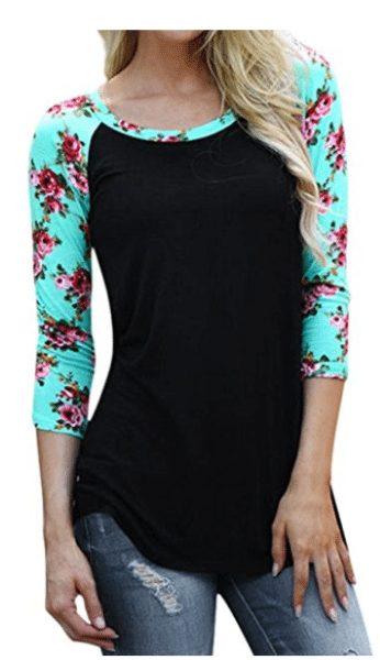 All-Over Print Women's Raglan Sleeves T-shirts main image 0
