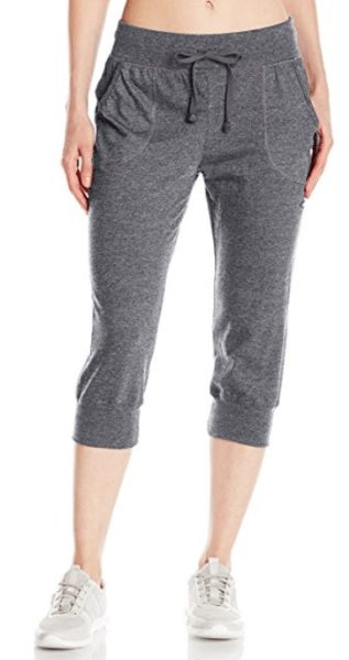 champion jersey capri pants