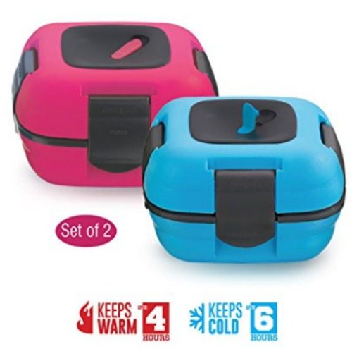 Thermal lunch container set - A Thrifty Mom
