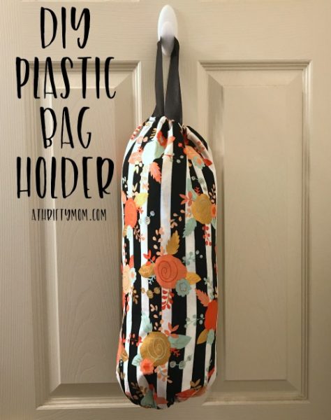 DIY plastic bag holder - A Thrifty Mom