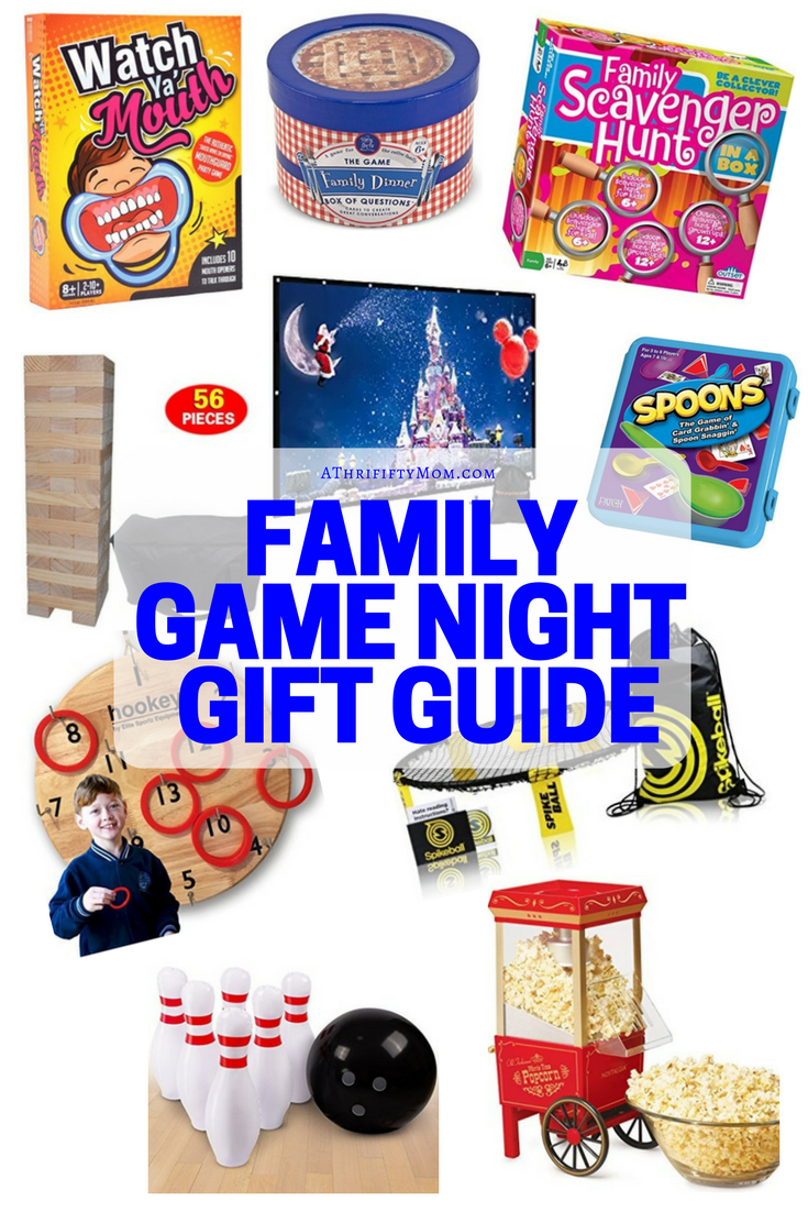 Family game night Gift Guide - A Thrifty Mom