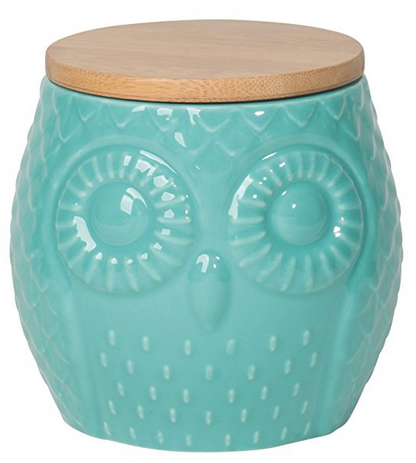 Kitchen Decor – Owl Canisters – A Thrifty Mom