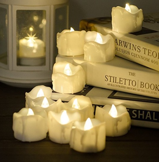 Flameless candles with timer A Thrifty Mom
