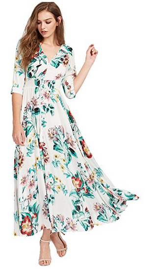 Button Up Floral Maxi Dresses - A Thrifty Mom - Recipes, Crafts, DIY ...