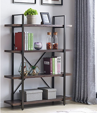 Industrial Style Bookcases - A Thrifty Mom - Recipes, Crafts, DIY and more