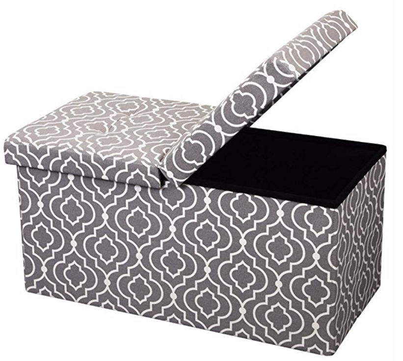 Multipurpose furniture like ottomans with hidden storage