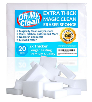 Extra Large Cleaning Eraser Sponges - A Thrifty Mom