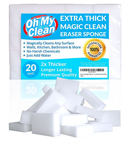 Extra Large Cleaning Eraser Sponges - A Thrifty Mom