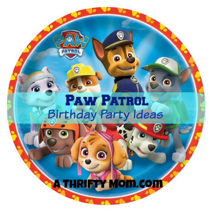 Paw Patrol Birthday Party Ideas A Thrifty Mom 7085