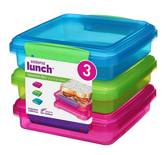 Lunch Sandwich Containers - A Thrifty Mom - Recipes, Crafts, DIY and more