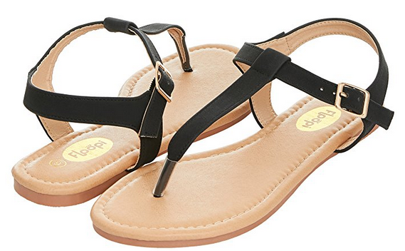 achilles gold flat ankle strap sandals