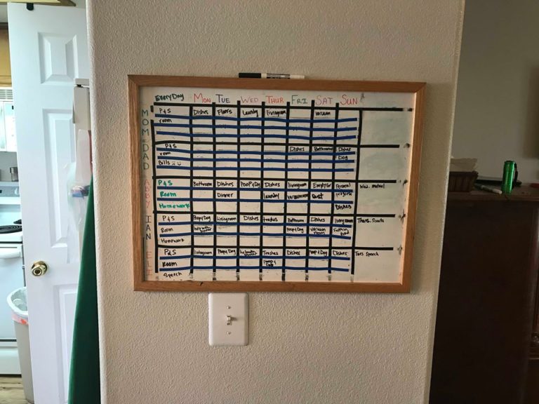 Family Chore Chart - A Thrifty Mom