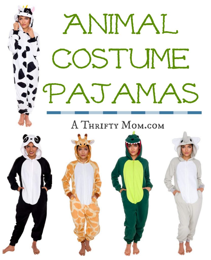 Animal Pajamas - A Thrifty Mom - Recipes, Crafts, DIY and more