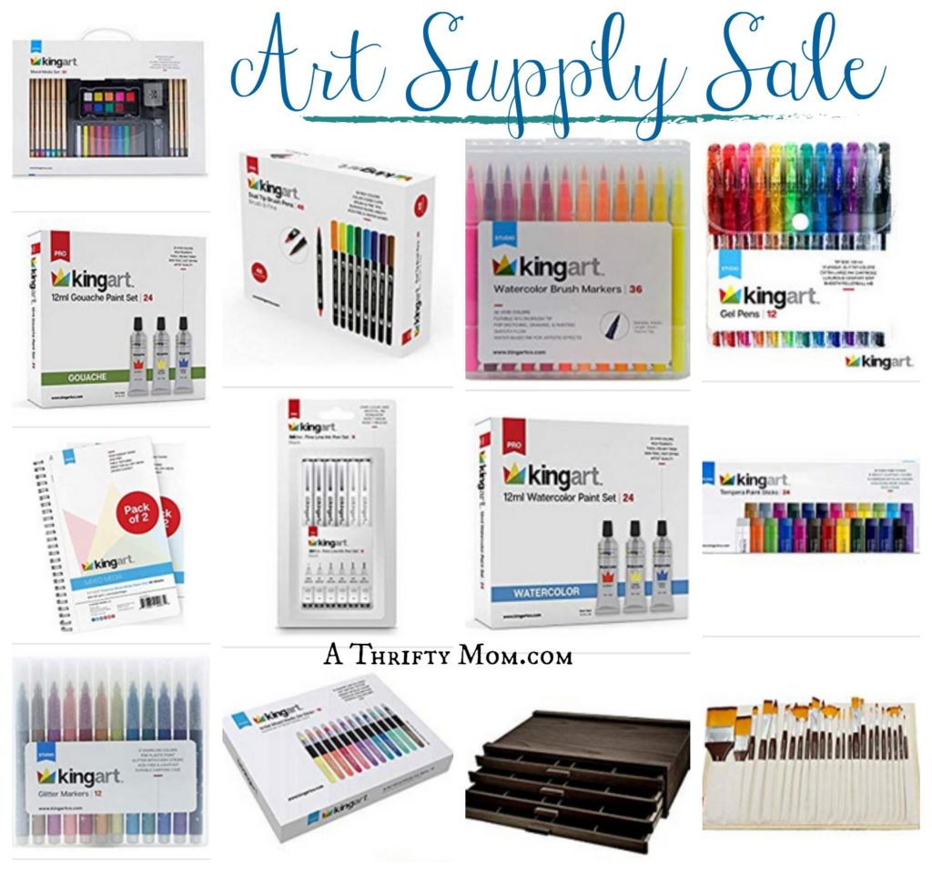 Art Supply Sale A Thrifty Mom