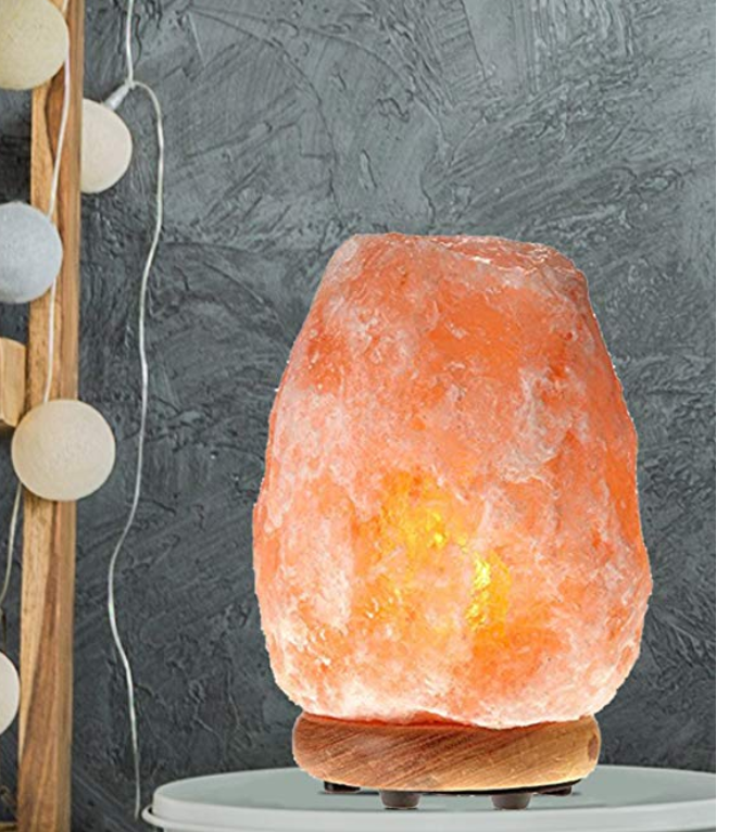 Himalayan Pink Crystal Salt Lamp - A Thrifty Mom