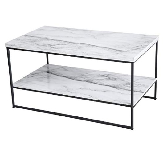 Faux marble coffee table – A Thrifty Mom
