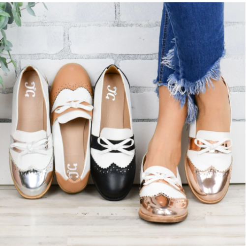 loafers with bow