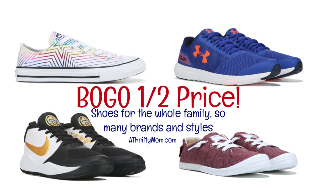 BOGO 1/2 off shoes for the family A Thrifty Mom